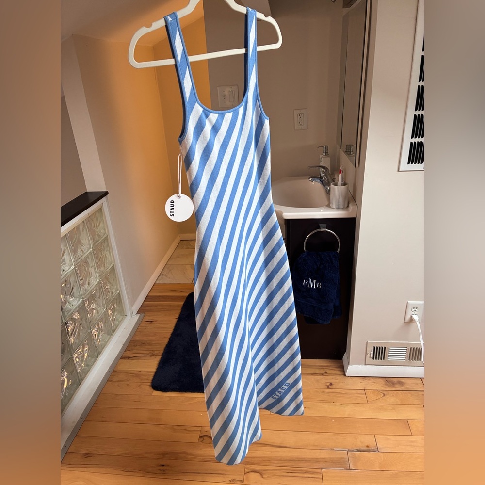 Striped STAUD dress